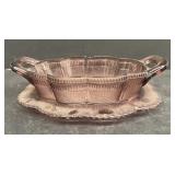 Early Purple glass dish