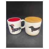 Dog treat bowl and coffee mug