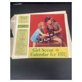 1970 Girl Scout calendar