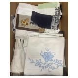 Vintage Hankies and gloves