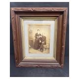 Early photograph of husband and wife nice frame