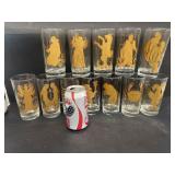 Zodiac glasses-LOCAL PICKUP ONLY
