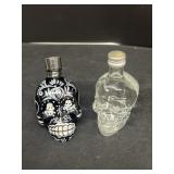 Skull head bottles " no shipping "