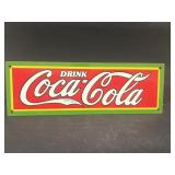 Coca-Cola porcelain sign, newer