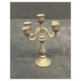 Antique miniature brass candelabra