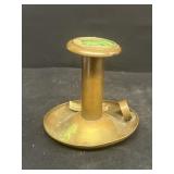 Early brass candle stick holder