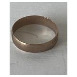 Gold pinky ring, not marked