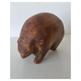 Wooden carbon bear