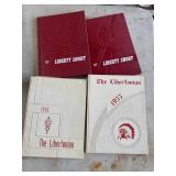 1956 and 1957 liberty short high school yearbook