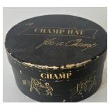 Vintage champ hat box