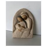 Willow tree Mary, Joseph, and baby