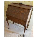 OAK Antique Drop-front Desk