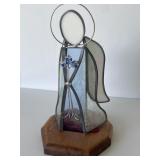Stained glass angel
