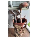 Vintage golf clubs