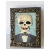 Halloween skeleton light up frame
