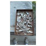 Silver plate flatware