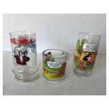 Snoopy Garfield and Star Trek character glasses