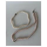 Pearl necklaces