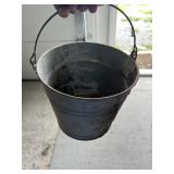 Galvanized bucket