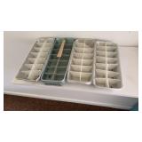 Vintage aluminum ice trays
