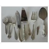 Sterling Silver flatware and piece **