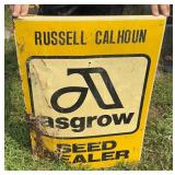 ASGROW, Russell Calhoun Farm Sign