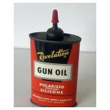 Revelation gun oil advertising can western auto