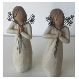 (2) Willow Tree Angels