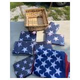 American flags