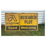 Asgrow seed sign