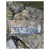Vintage Centerville Bulldogs license plate