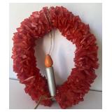Vintage Christmas wreath light