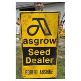ASGROW Dealer Sign, Robert Abshire, Farm Sign