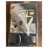 Three and one pocket knife with compass