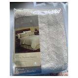 Full cotton, thermal, blanket, brand, new, and