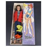 1962 Barbie's MIDGE doll with suit and resort