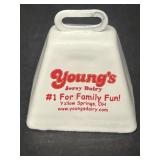 Young's jersey advertising bell yellow Springs