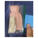 1960s Barbie number 983 fur with pink dress