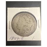 1889 O Morgan Silver Dollar