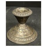 Sterling silver weighted candle holder