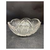 Cut glass bowl