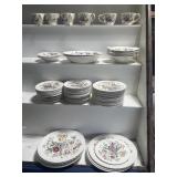 Hand-painted Vernon KILNS Mayflower dishes