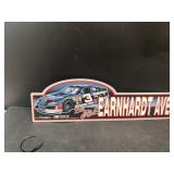 Dale Earnhardt Avenue sign plastic