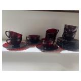 Royal, Ruby dishes