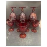 Ruby, red goblets