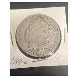 1889 O Morgan Silver Dollar