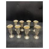Sterling silver miniature goblets