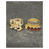 Gold electrolyte rings
