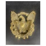 Brass eagle door knocker