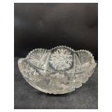 Cut glass bowl